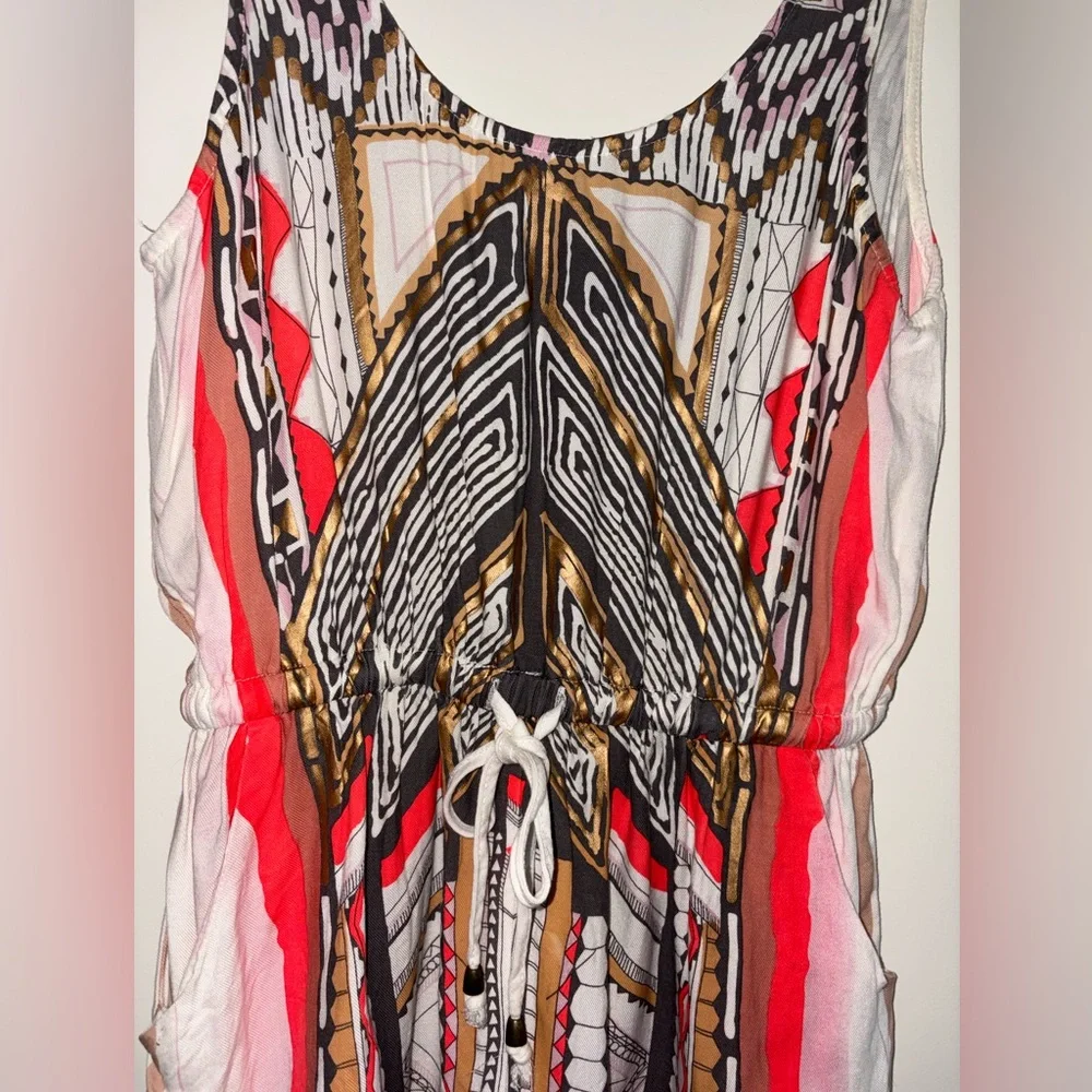 MINKPINK Mayan Tribal Print Romper Size S